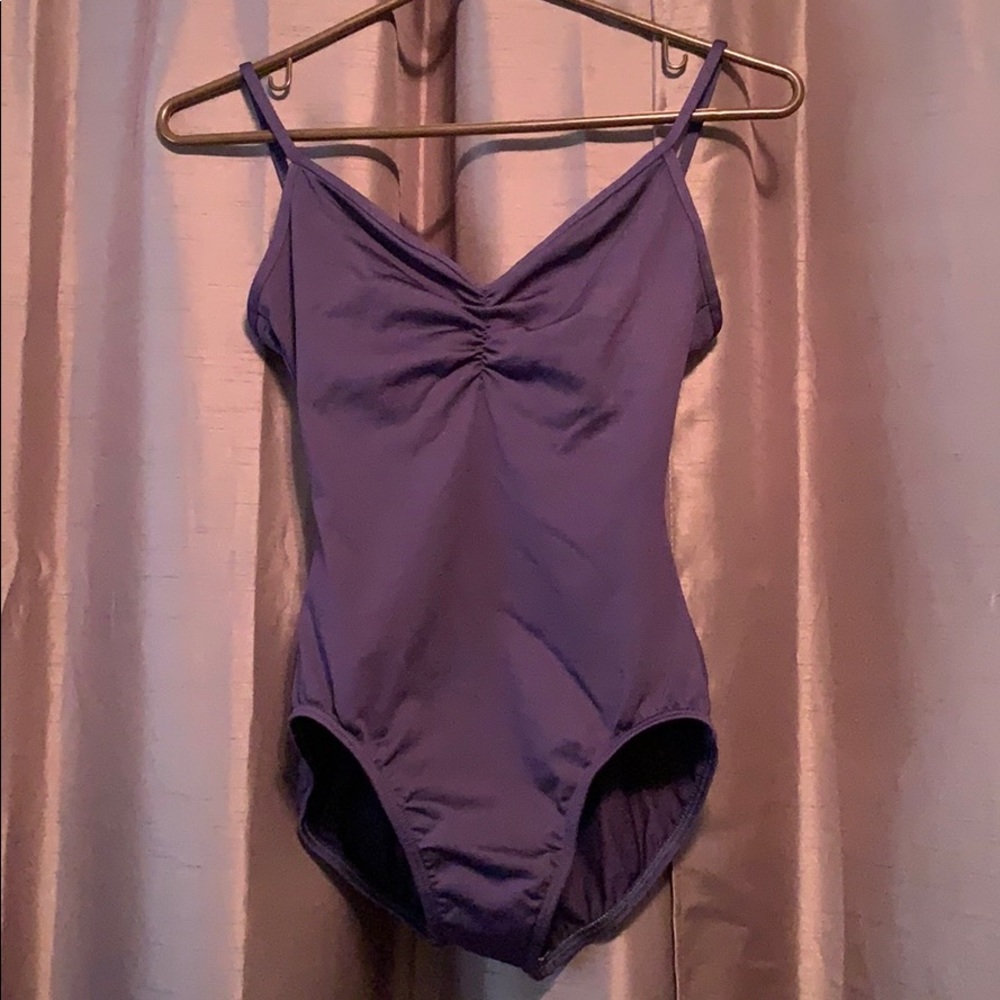 Navy blue leotard